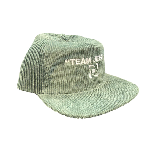 Green Team Jesus Corduroy Adjustable Hat